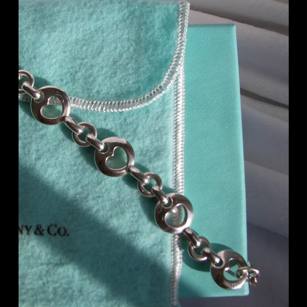Tiffany & Co. Stencil Heart Bracelet
